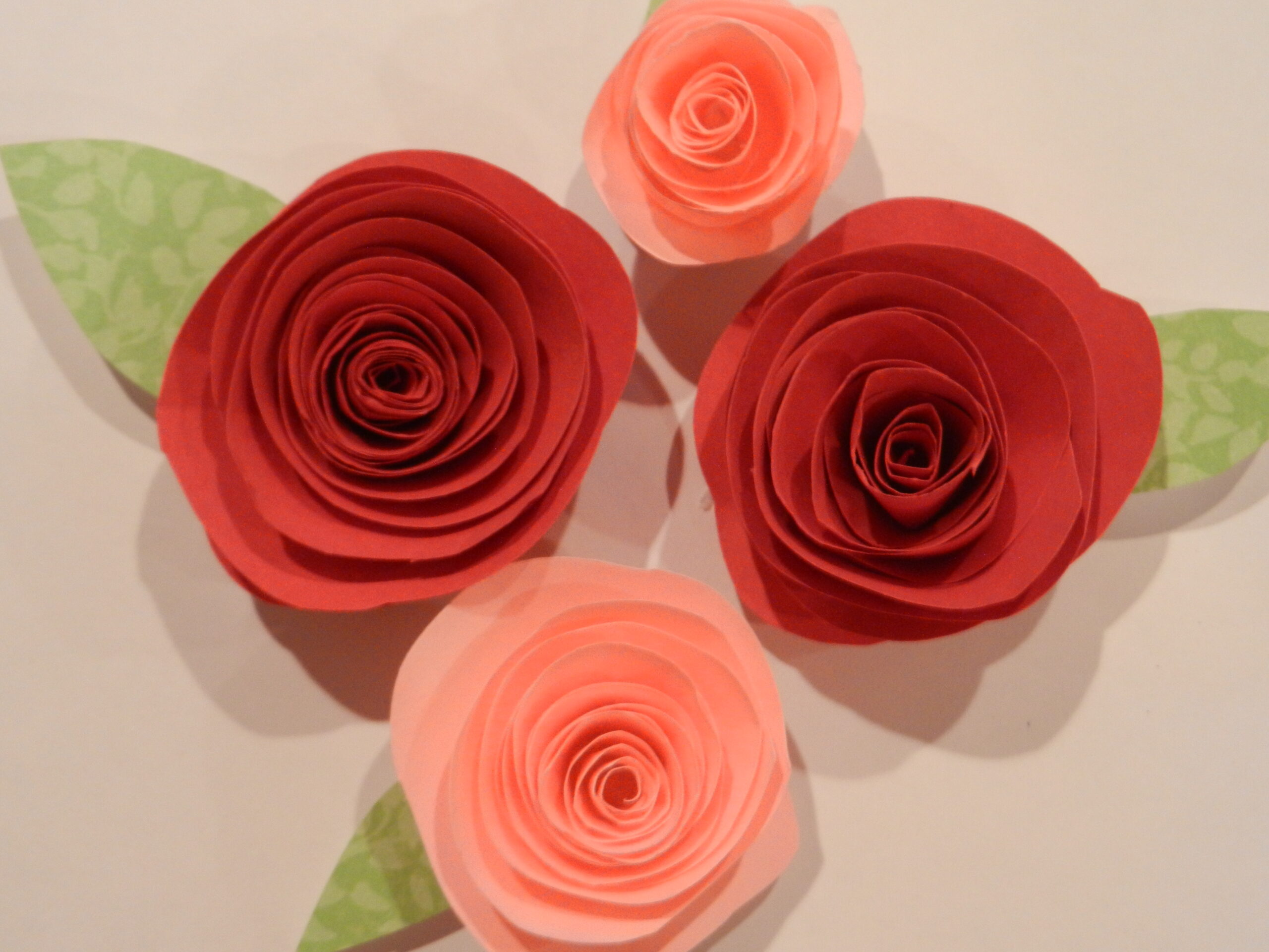 Pretty Paper Roses - Desks & Dreams
